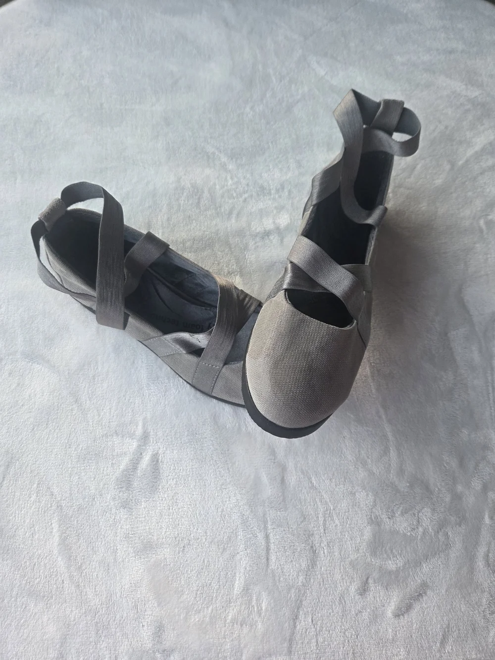 JBU by Jambu Ruthson Gray Memory Foam Comfort Mary Jane Flats Women's 8.5M